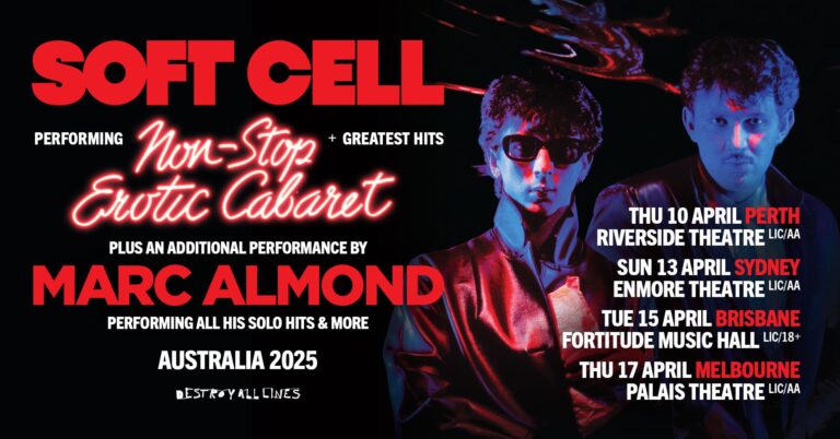 Soft Cell to perform in Australia for the very first time – April 2025