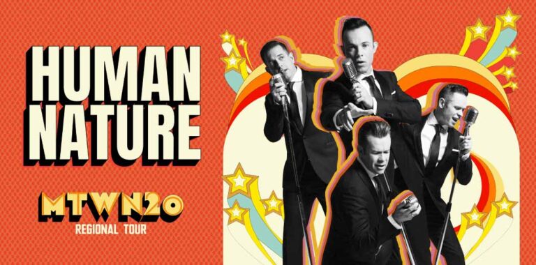BY POPULAR DEMAND – HUMAN NATURE ARE TAKING THEIR CELEBRATION OF 20 YEARS OF THE MOTOWN SOUND TO THE REGIONS