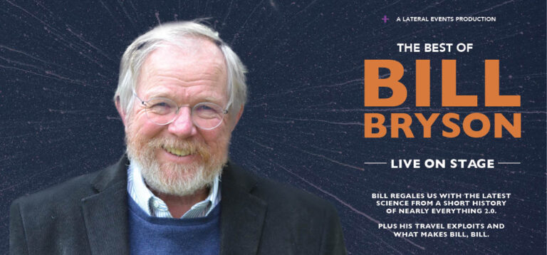 BILL BRYSON ANNOUNCES A RETURN TO AUSTRALIA WITH A NEW LIVE SHOW – February 2026